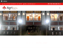 Tablet Screenshot of hotelagri.com